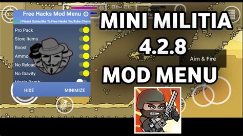 mini militia mod menu 4.2.8|Mini Militia Mod Menu 4.2.8 .